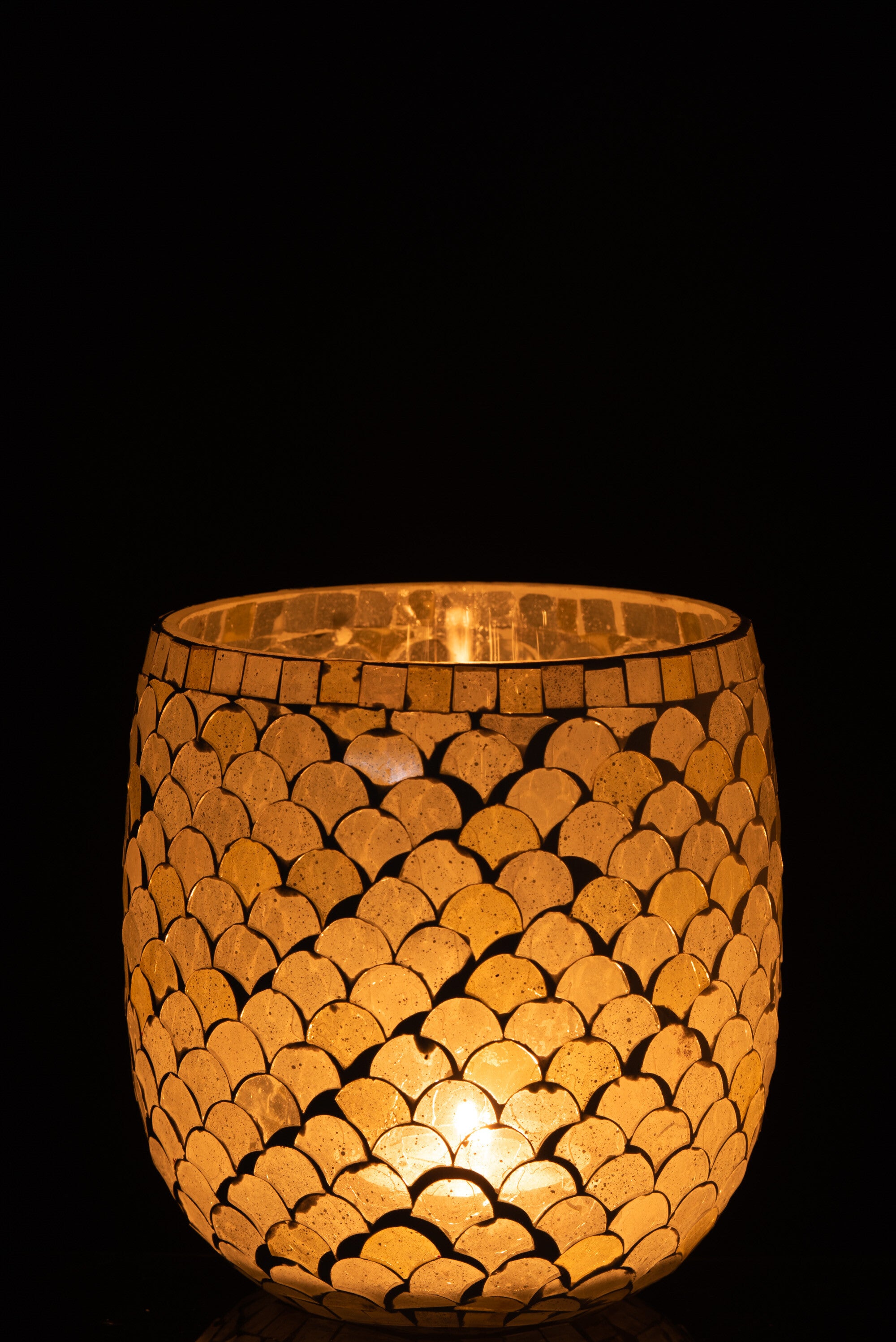 Orkaan Mozaïekglas Aqua Groot