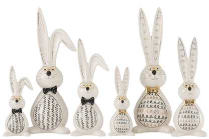 Konijn Robert Keramische Mix Groot Ass2