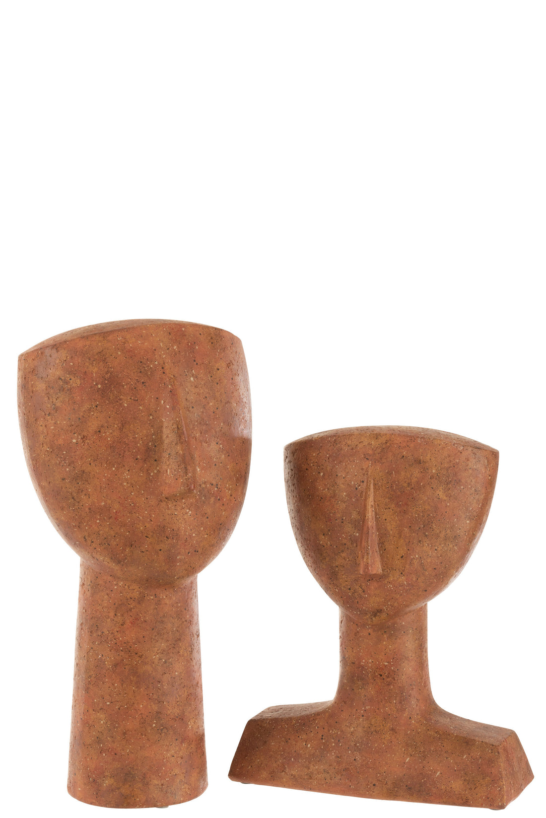 J-Line Figuur Leo Poly Terracotta