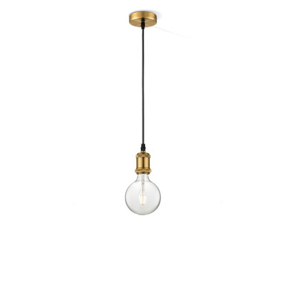 hanglamp brons vintage - G180 - dimbaar E27 helder