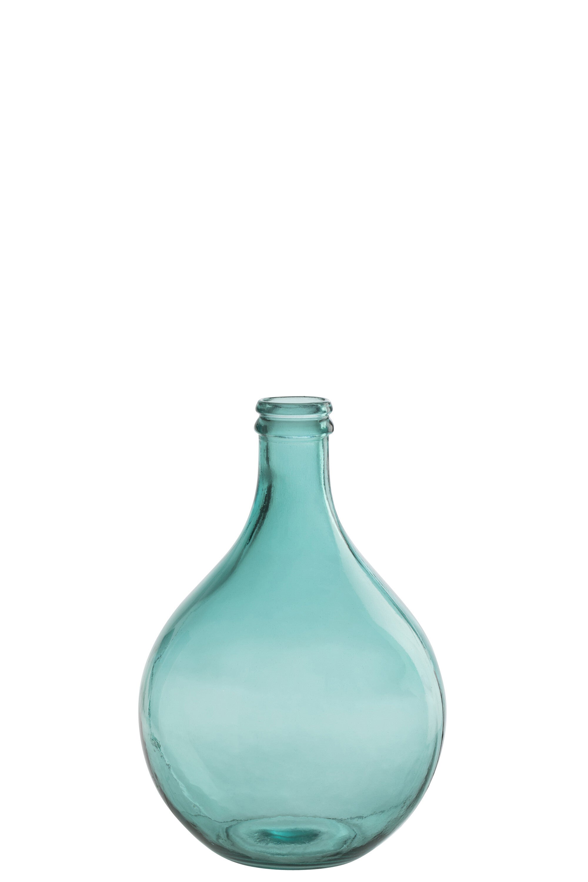 J-Line Vaas Lissabon Glas Aqua klein - 43,00 cm hoog