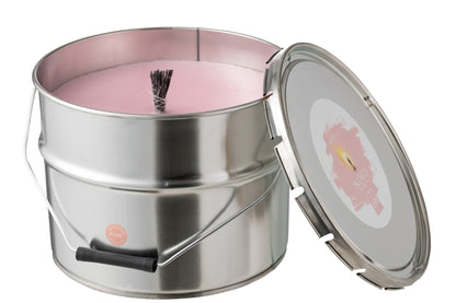 Buitenshuis Kaarsverf Ikoko Pot Metaal/Was Lichtroze Groot 135H