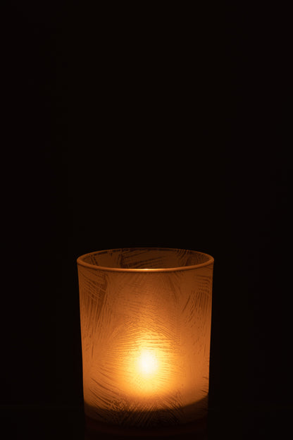 Orkaan Laat Glas Beige Medium