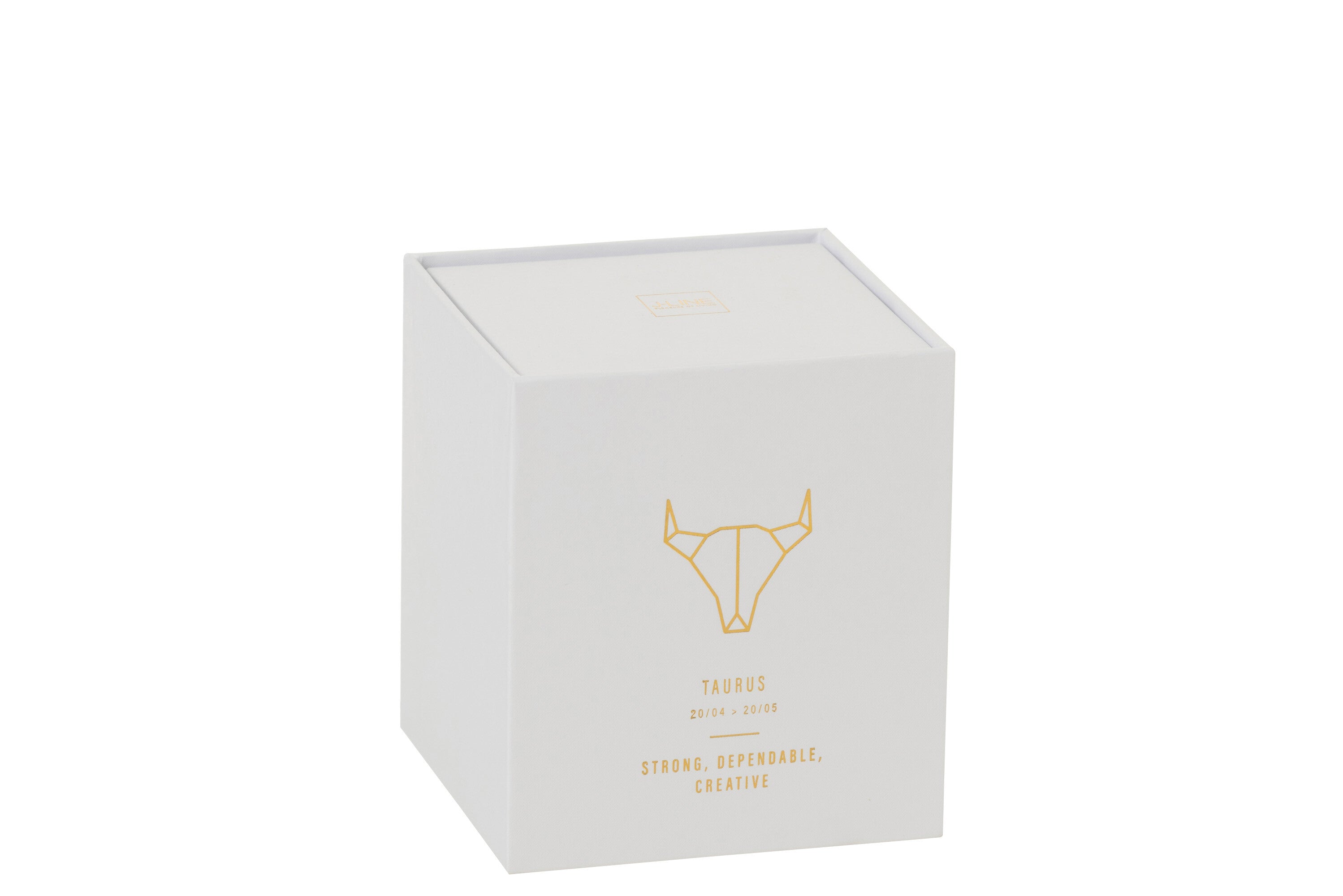 J-Line Astro Stier Geurkaars – Sapphire Amber Tea – 50 uur - Wit