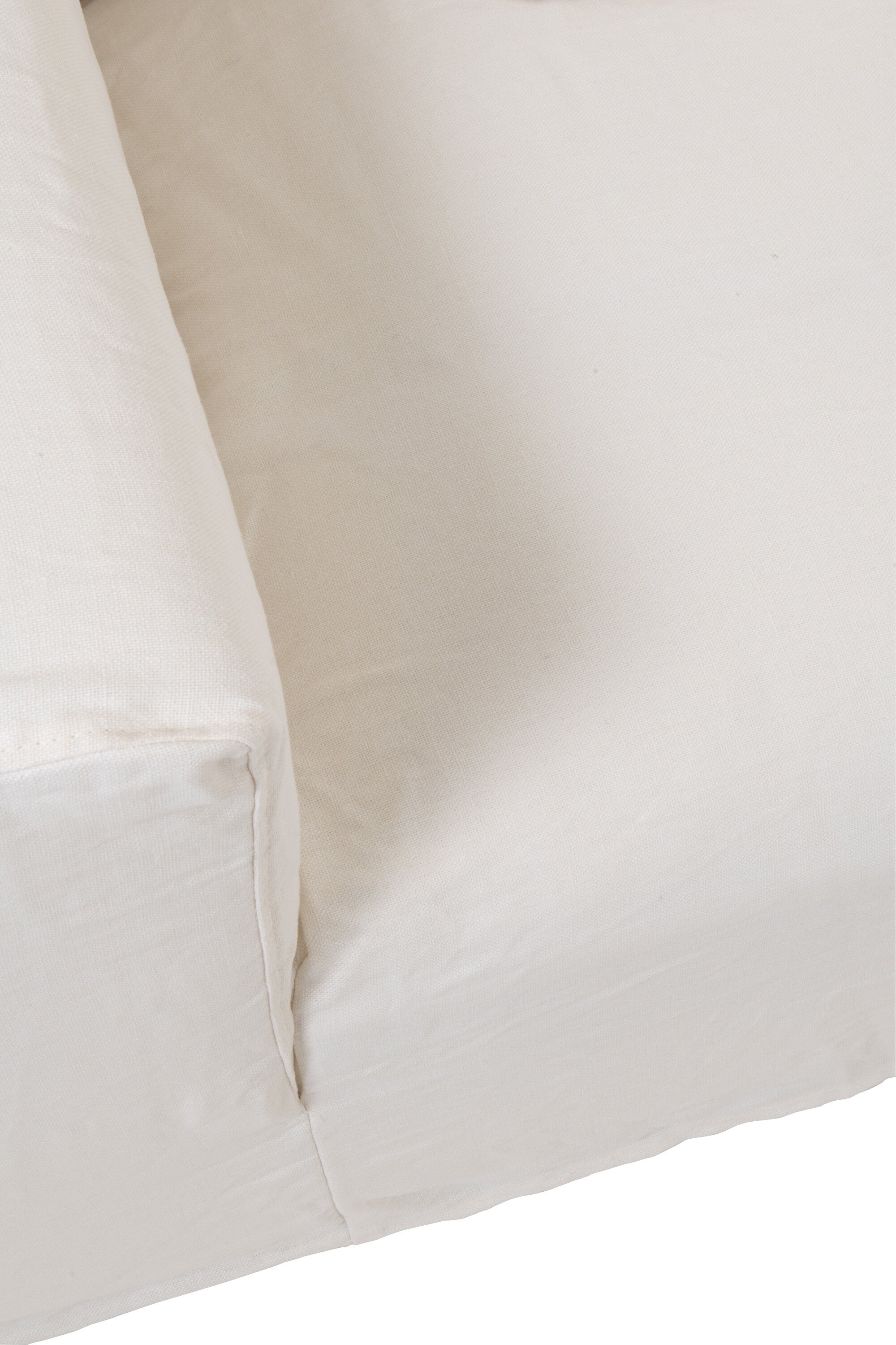 Hoes voor stoel + 9 kussens Monaco Linnen Xl Marshmallow Wit