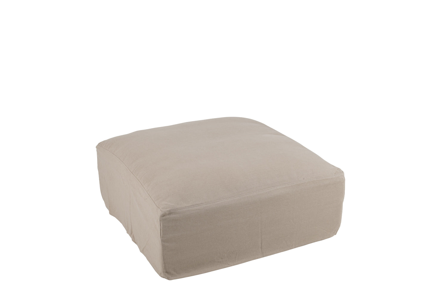 Hoes voor Poef Monaco Linnen Natuurlijk