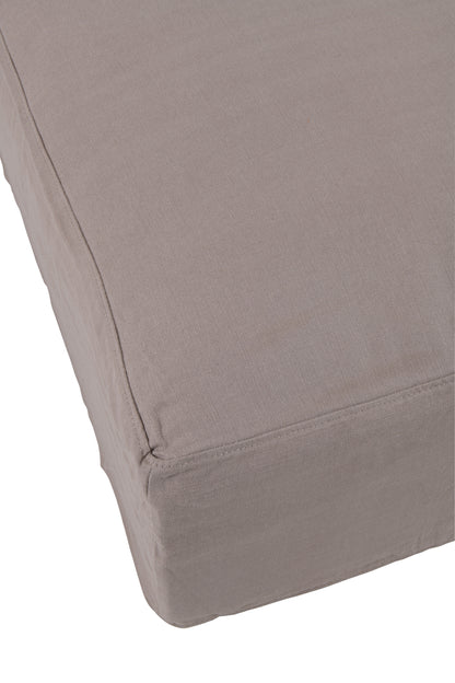 Hoes voor Poef Monaco Linnen Oudroze