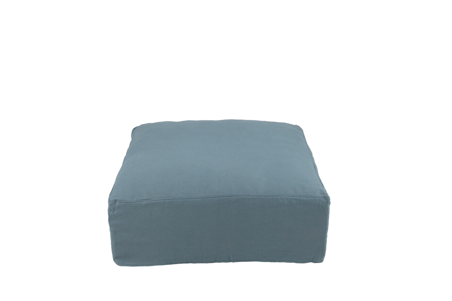 Hoes voor Poef Monaco Linnen Jeans Blauw