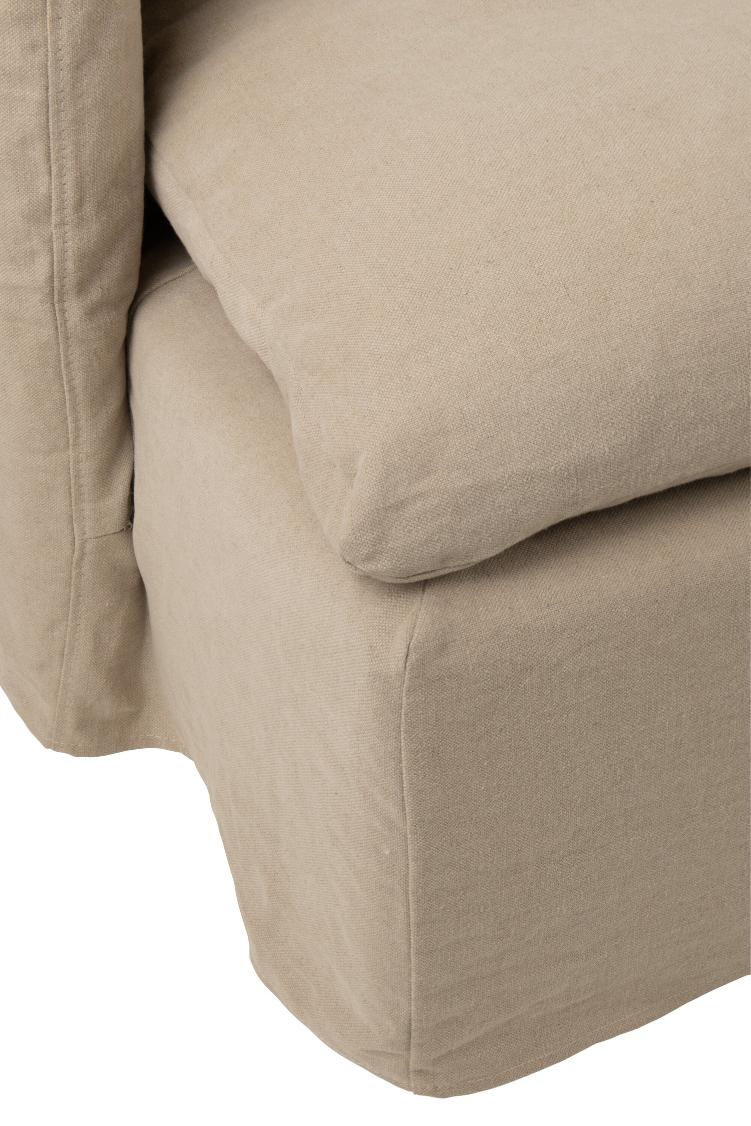 Hoes Stoel + 11 Kussens Strand Linnen Nat