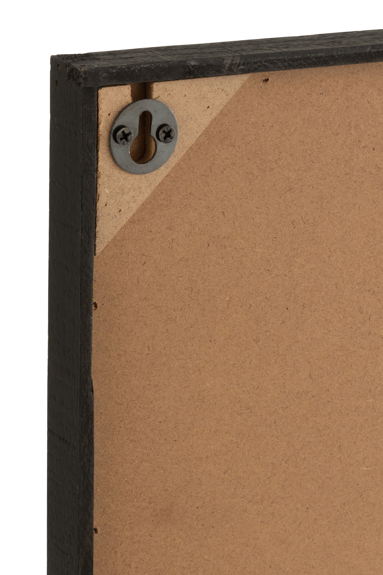 Wanddecoratie Gezichten Metaal/Hout Zwart/Wit Kleine Assortiment Van Twee