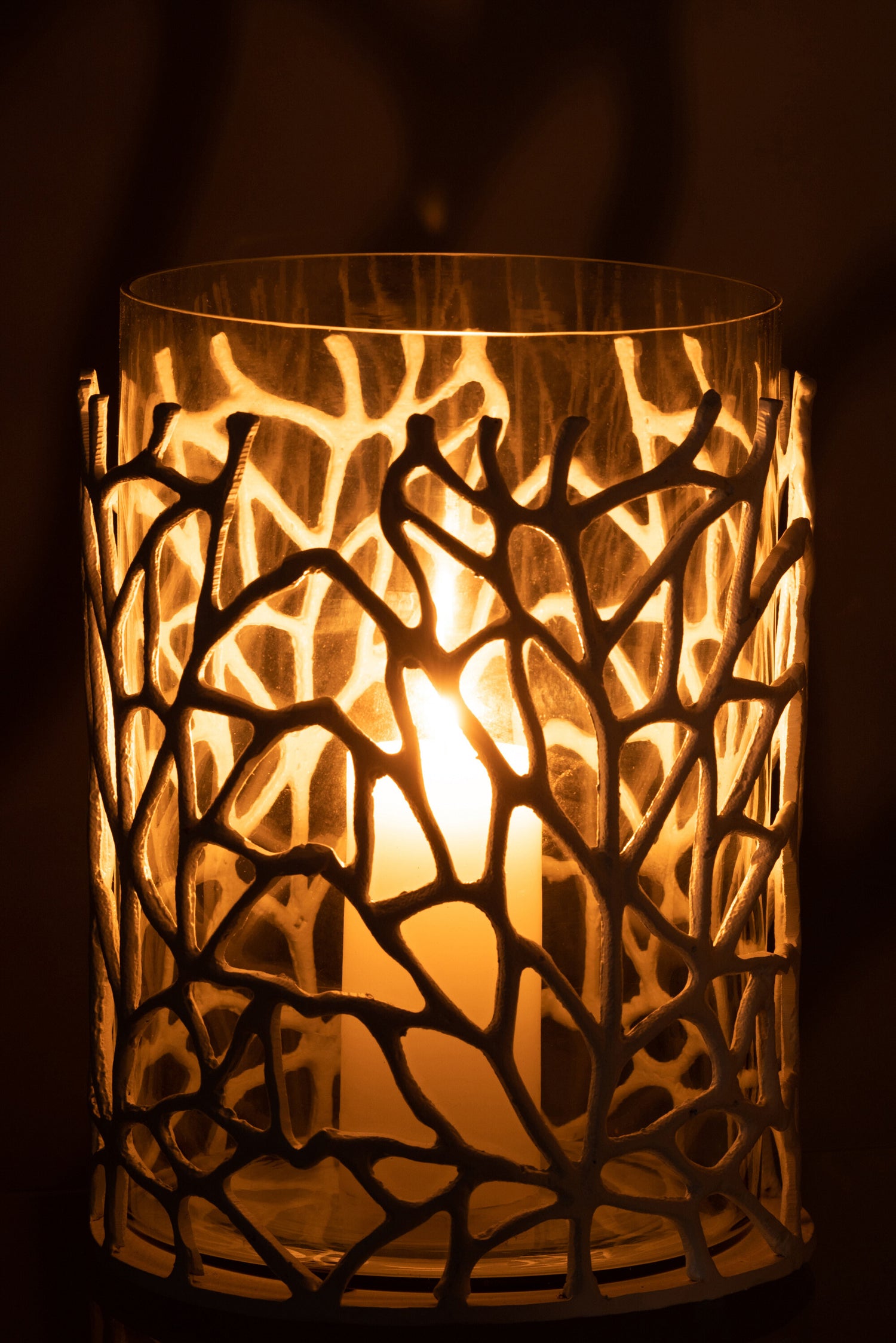 Orkaan Zee Metaal Wit