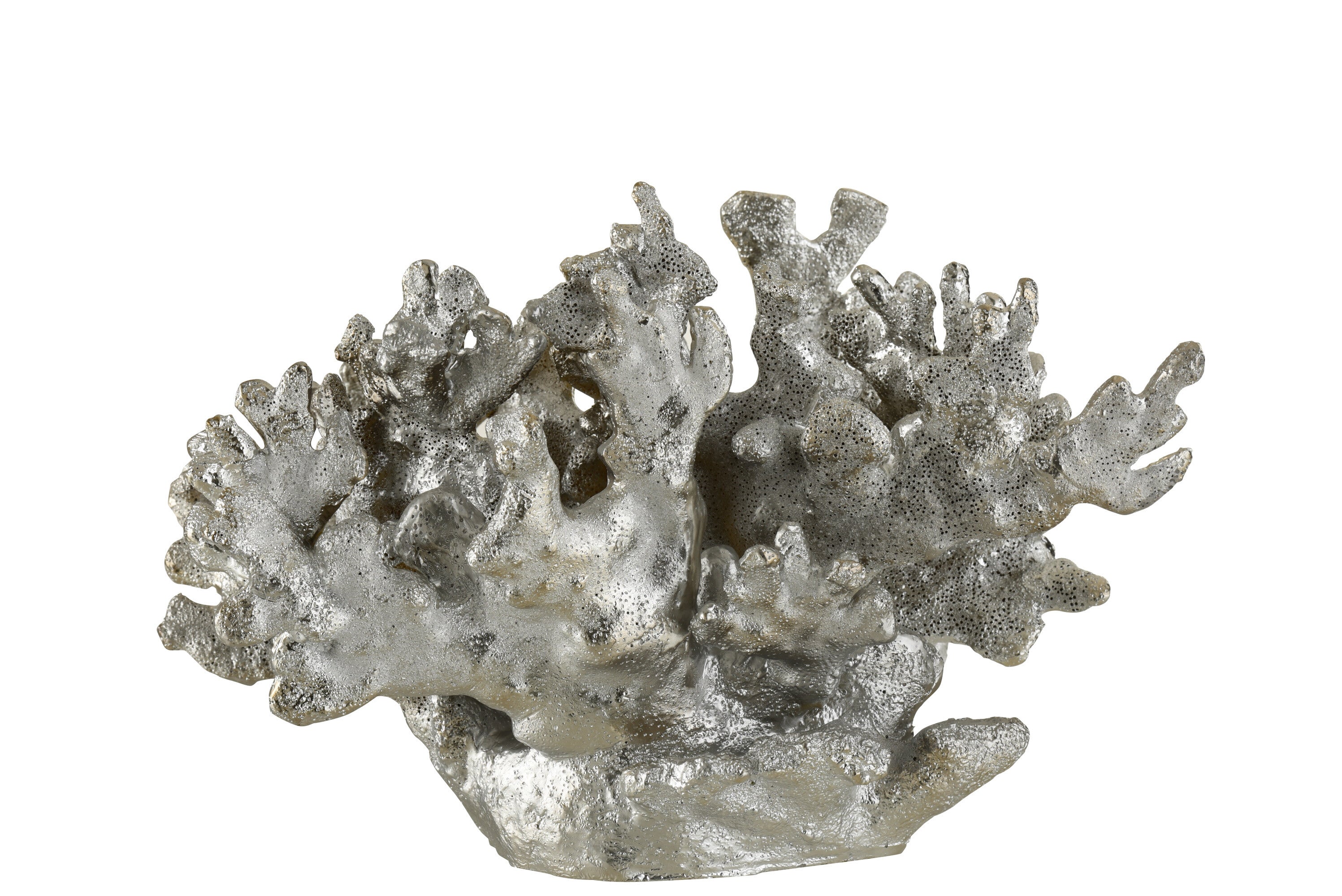 Koraal laag poly zilver