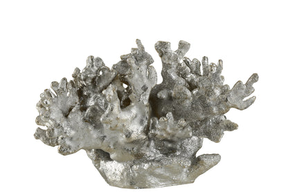 Koraal laag poly zilver