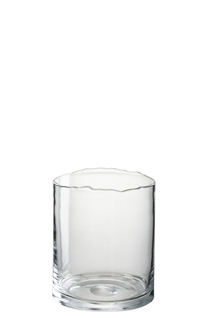 Transparant glas met onregelmatige rand van Hurricane