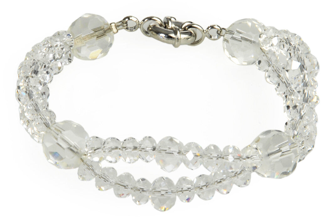 Armband Dubbel Kristalhelder