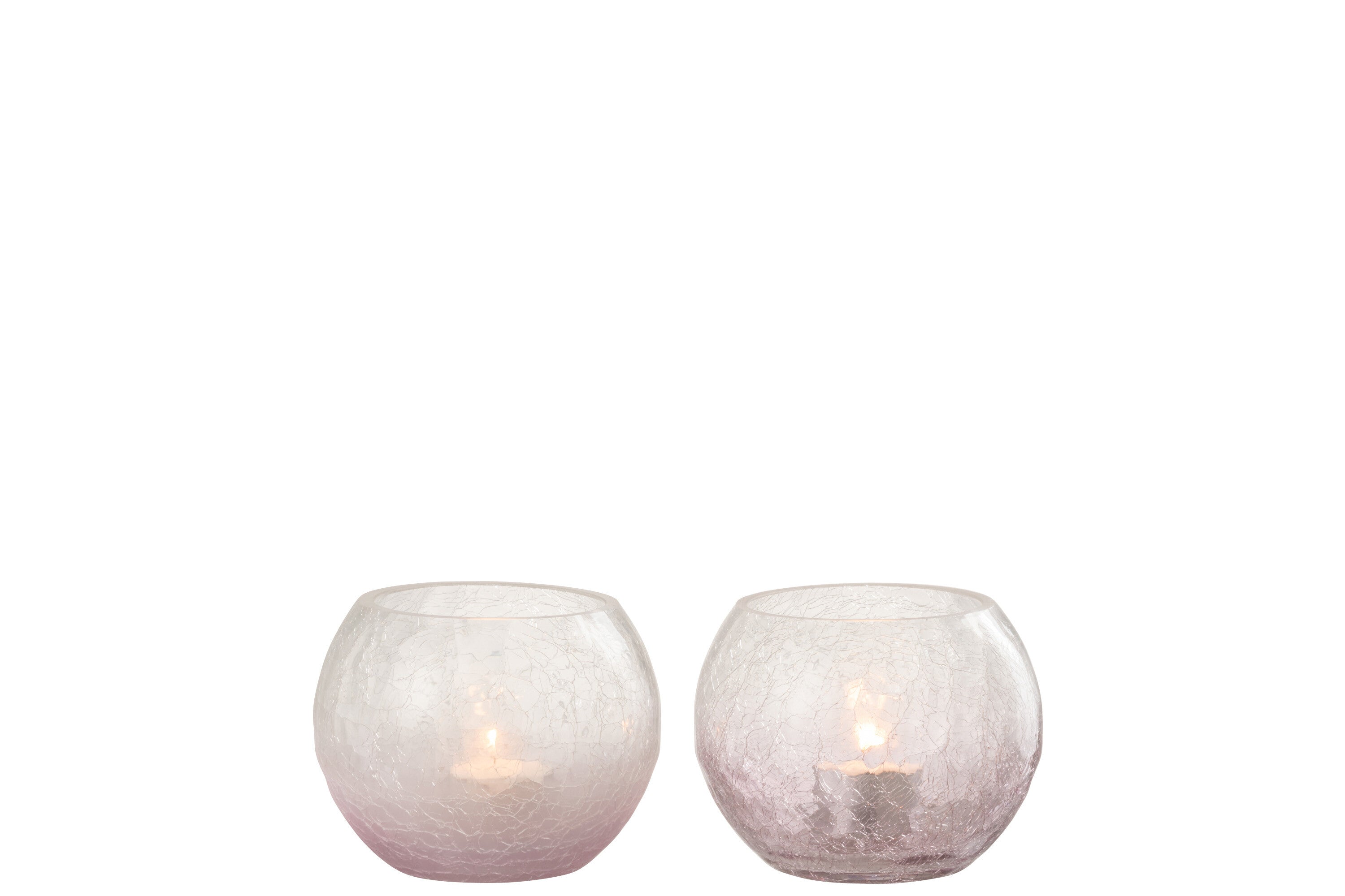 Orkaan Orb Craquelure Glas Paars Klein Assortiment Van 2