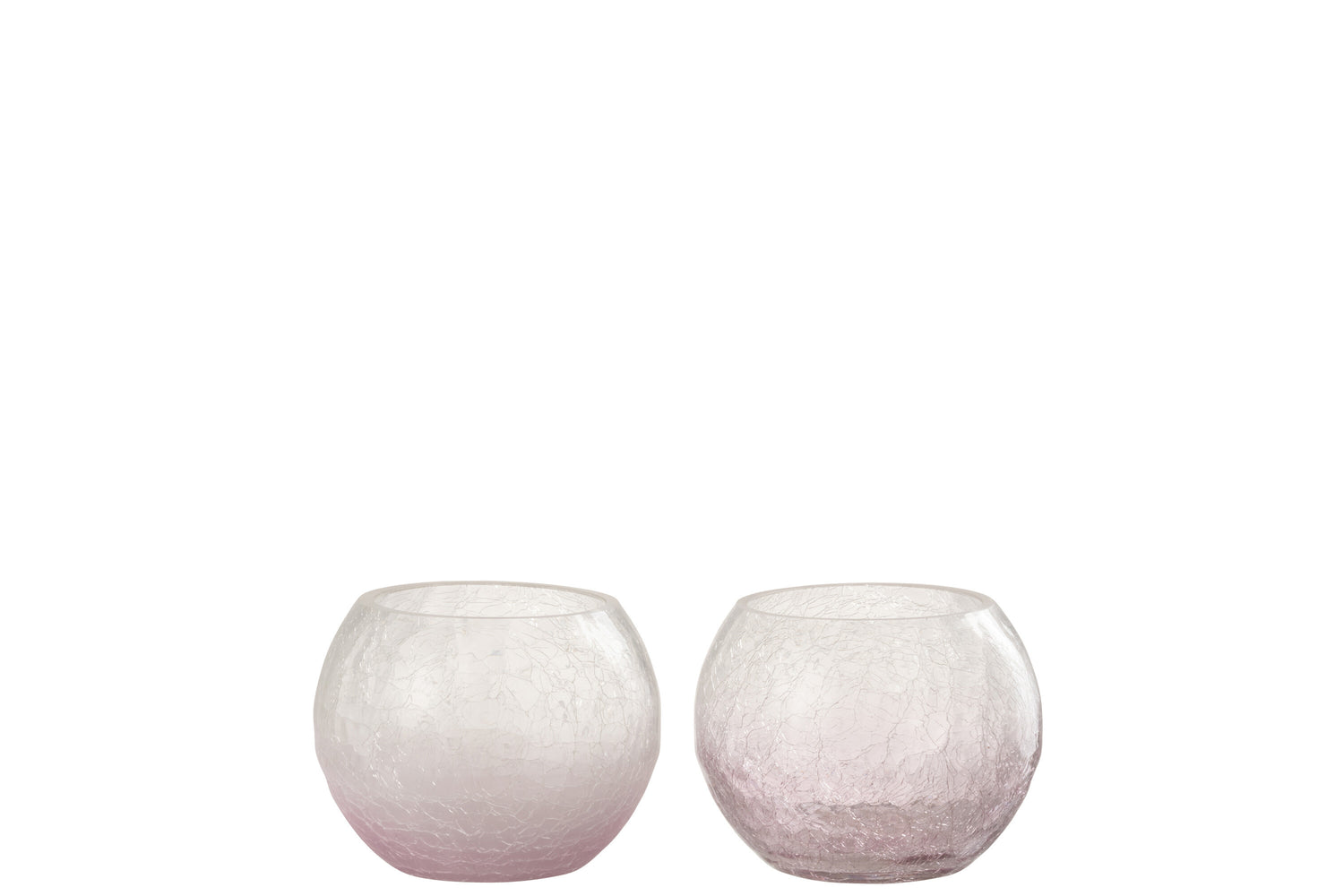 Orkaan Orb Craquelure Glas Paars Klein Assortiment Van 2