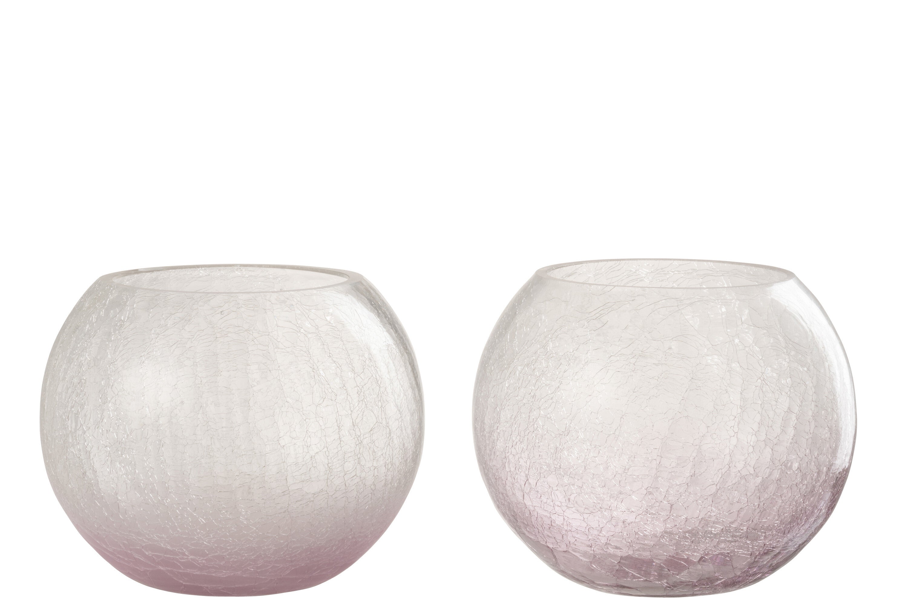 Orkaan Orb Craquelure Glas Paars Groot Assortiment Van 2