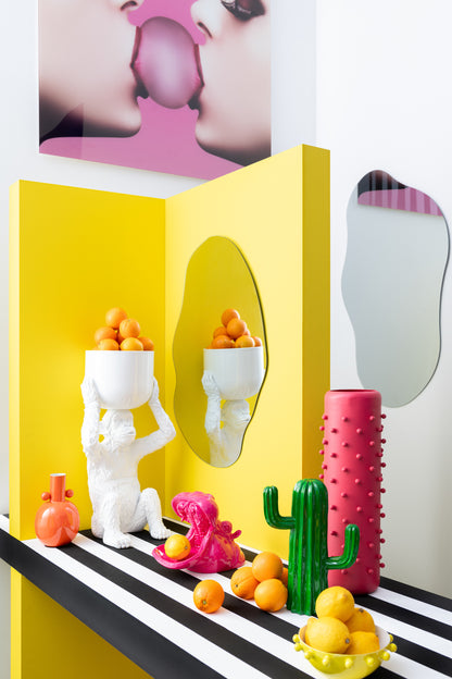 Wanddecoratie Gum Gehard Glas Roze