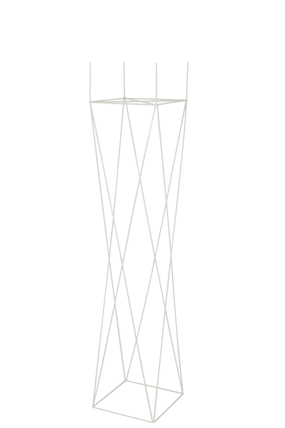 Ondersteuning Kruis Metaal Wit Groot