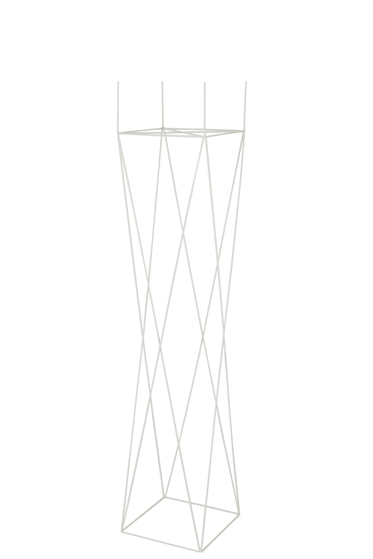 Ondersteuning Kruis Metaal Wit Groot