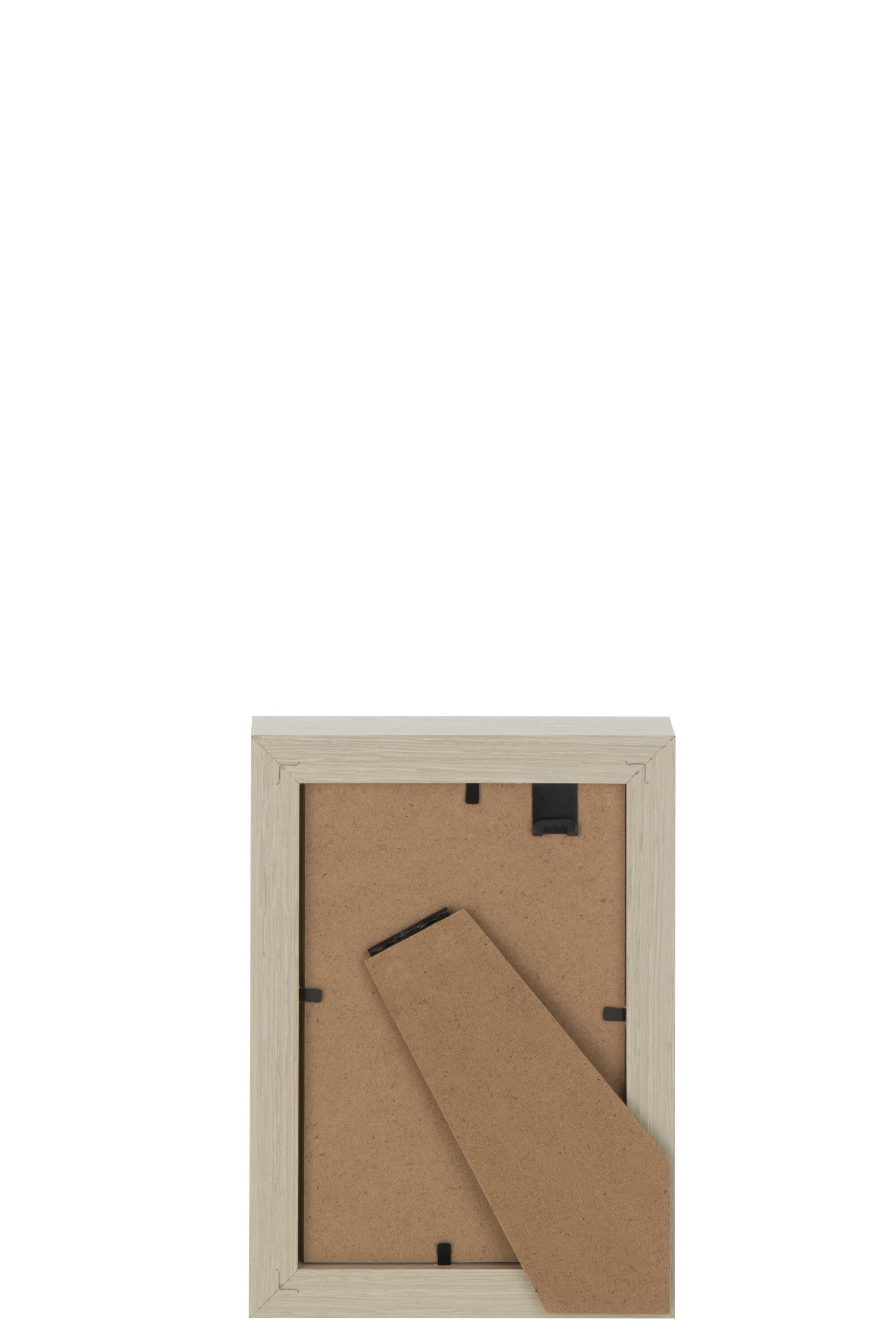 J-Line Fotolijst - fotokader - hout - creme