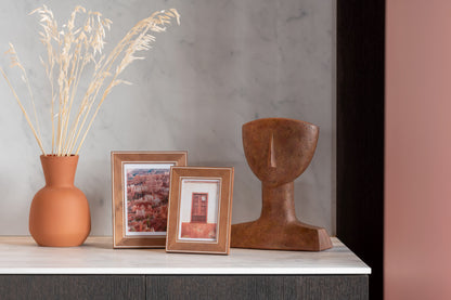 J-Line Fotolijst - fotokader - hout - donkerbruin - 2x