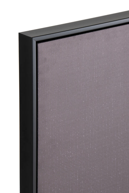 Frame Vrouw Canvas/Hout Wit/Zwart