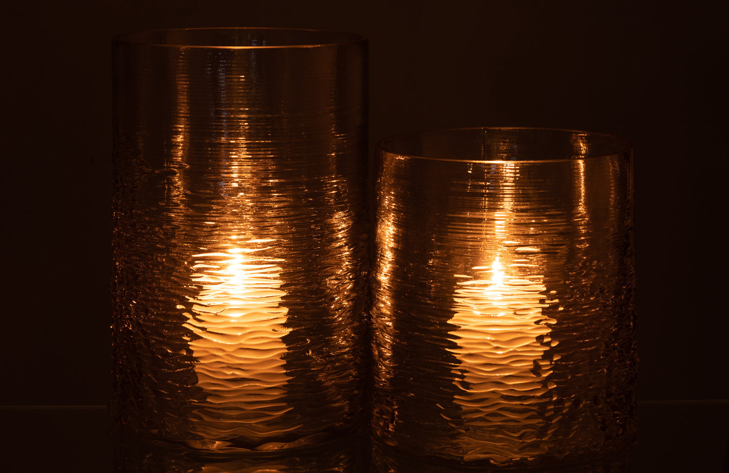 Orkaan Zeeglas Grijs Groot