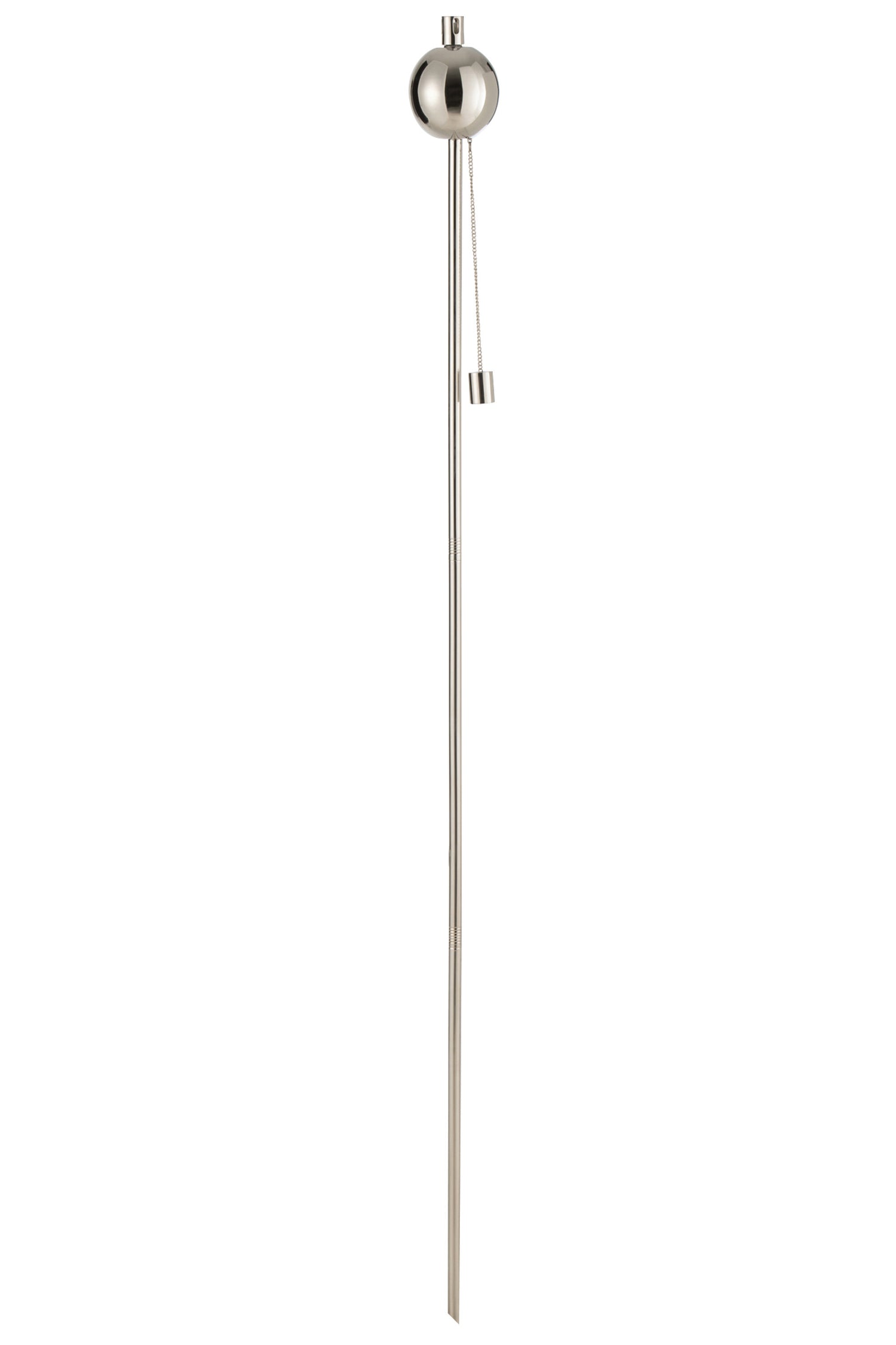 J-Line Tuinfakkel Bol Stainless Steel Zilver