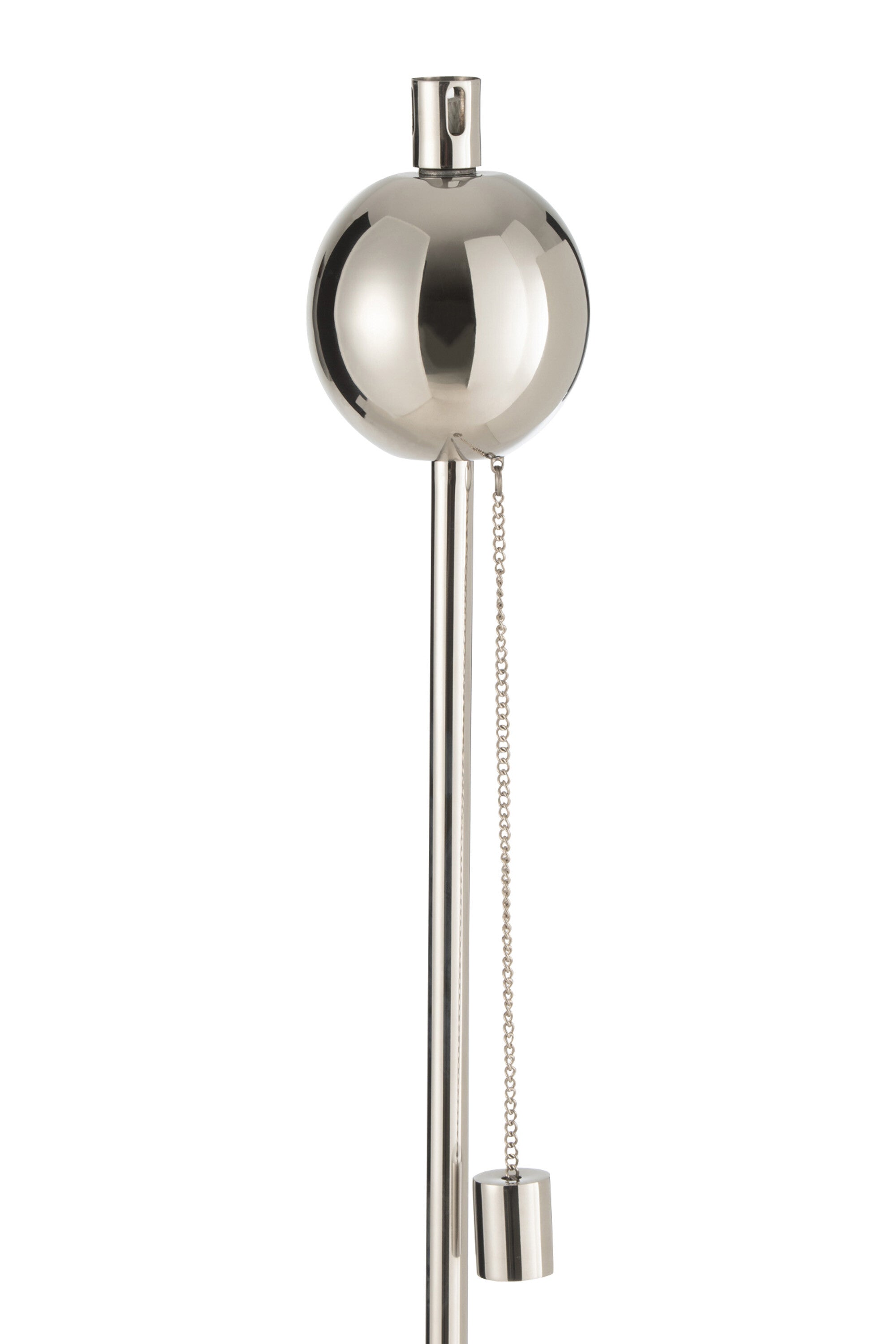 J-Line Tuinfakkel Bol Stainless Steel Zilver