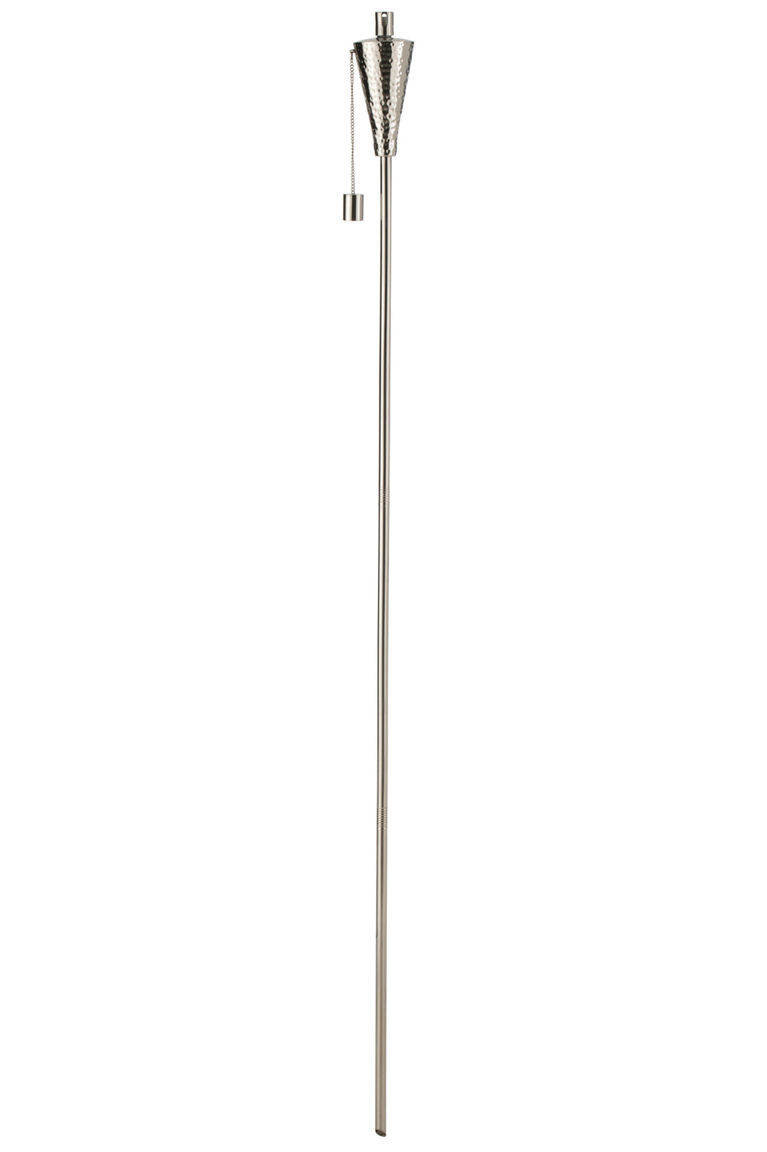 J-Line Tuinfakkel Conisch Stainless Steel Zilver