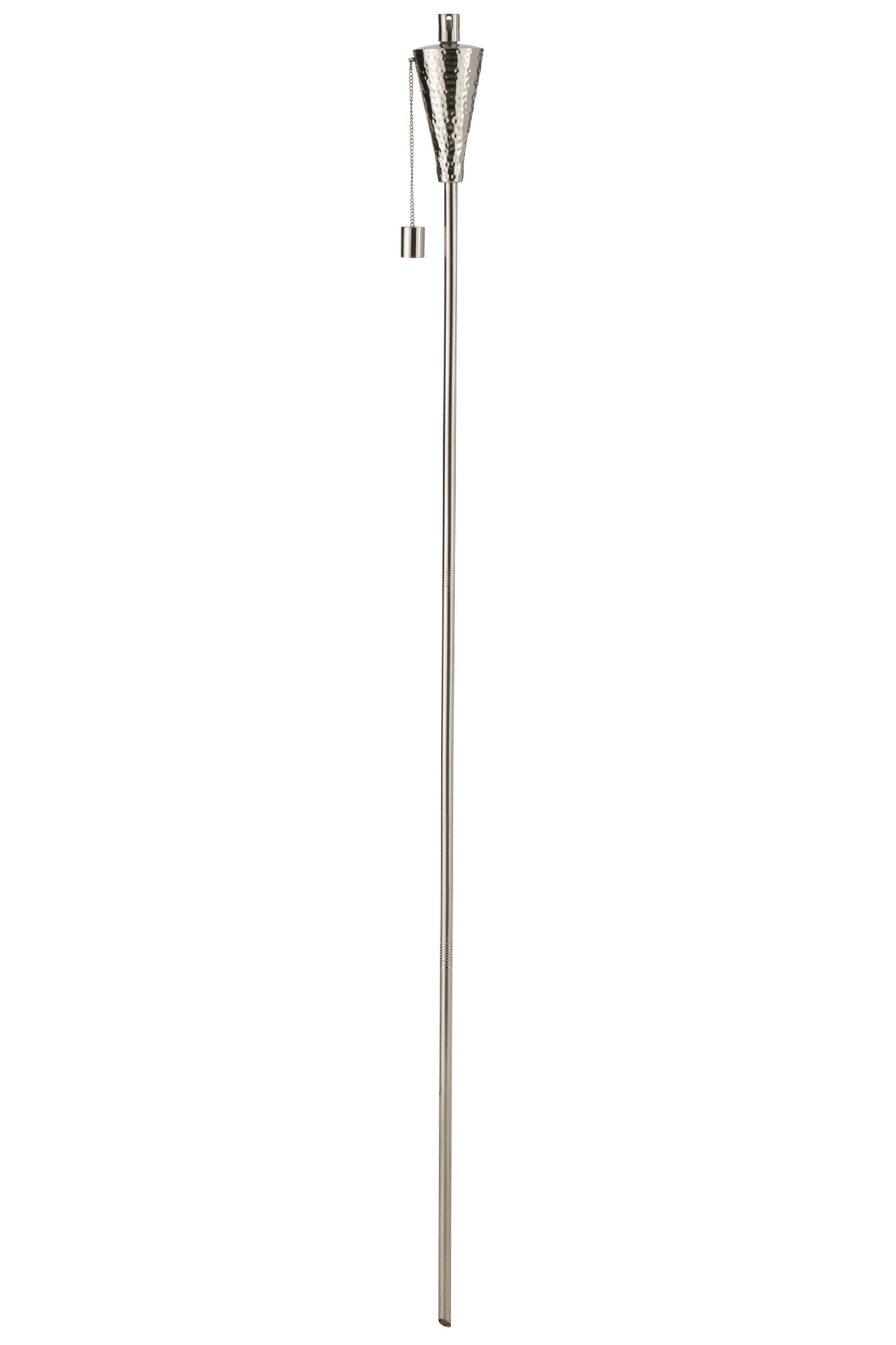 J-Line Tuinfakkel Conisch Stainless Steel Zilver