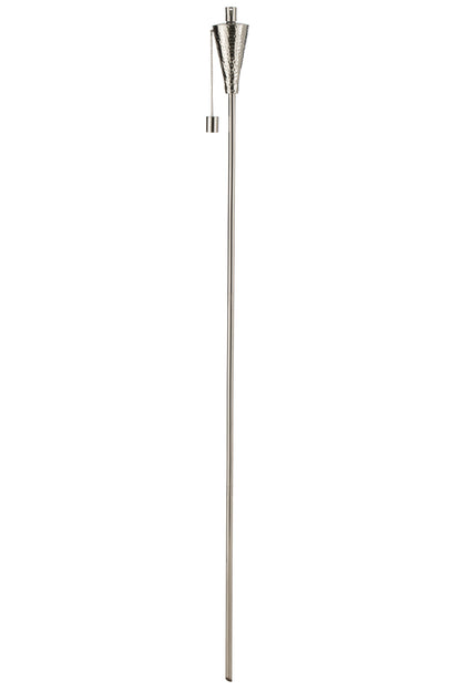 J-Line Tuinfakkel Conisch Stainless Steel Zilver