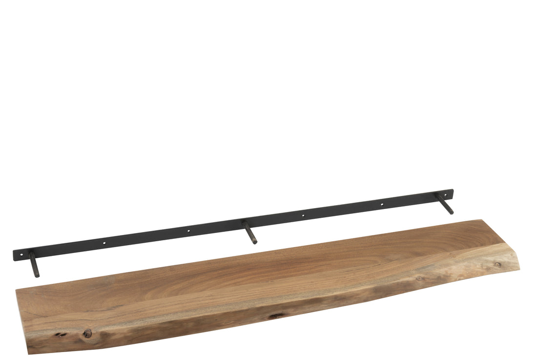 Wandplank Gerard Acaciahout Natuurlijk Groot