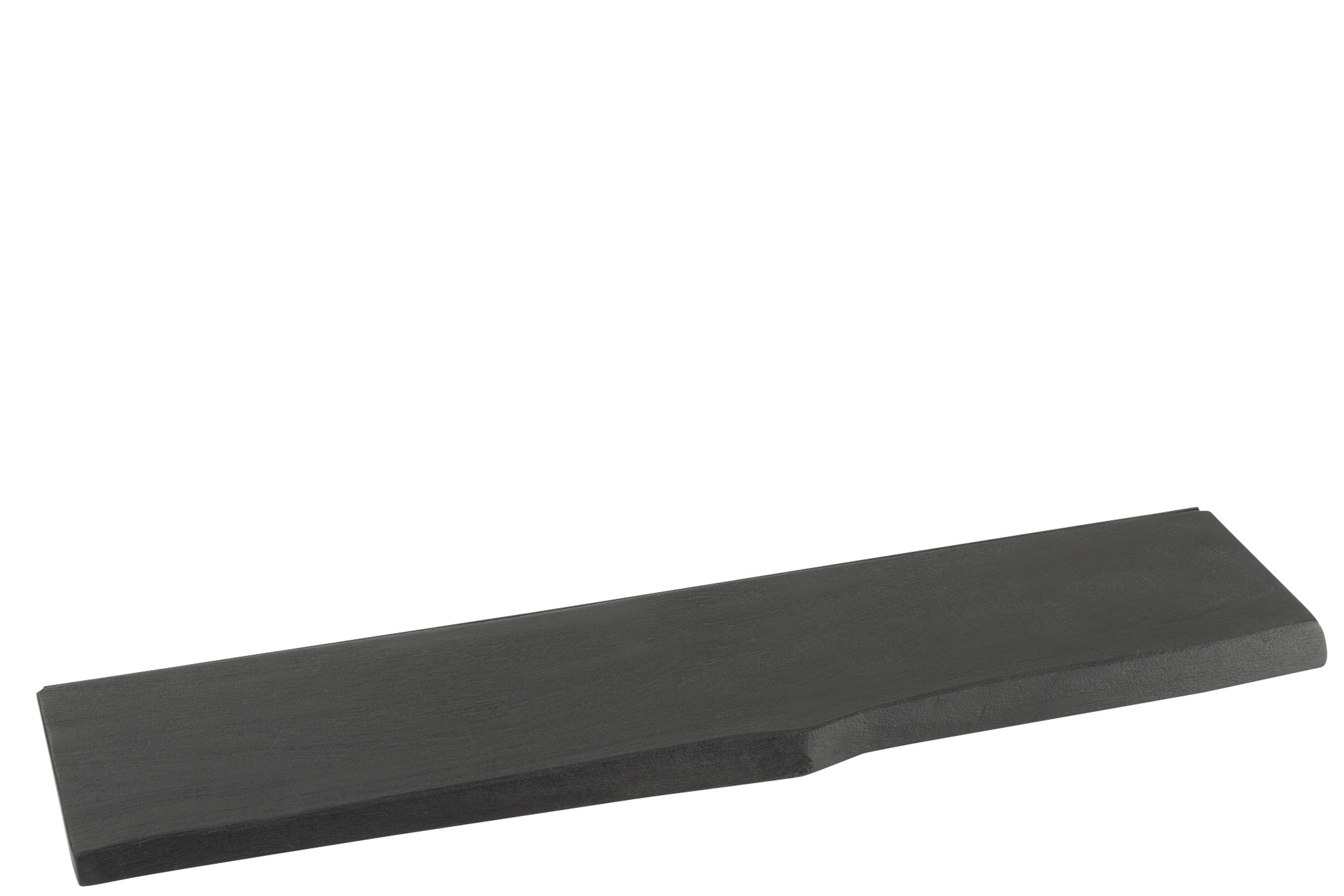 J-Line Muurplank Gerard Mango Hout Zwart Large