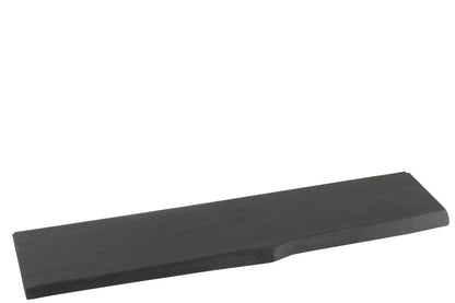 J-Line Muurplank Gerard Mango Hout Zwart Large