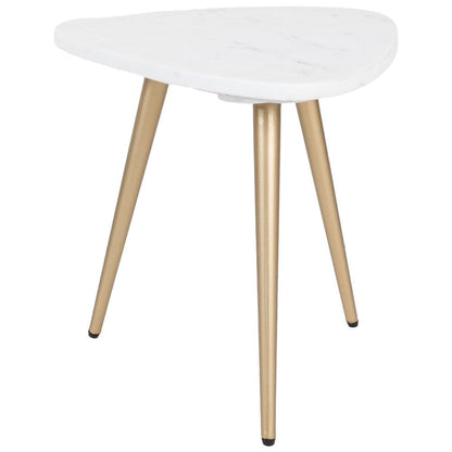 Salontafel Milou – Marmer – 55 cm – Goud