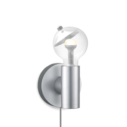 Wandlamp Move Me - Wally Cone 5.5W 2700K grijs-zilver