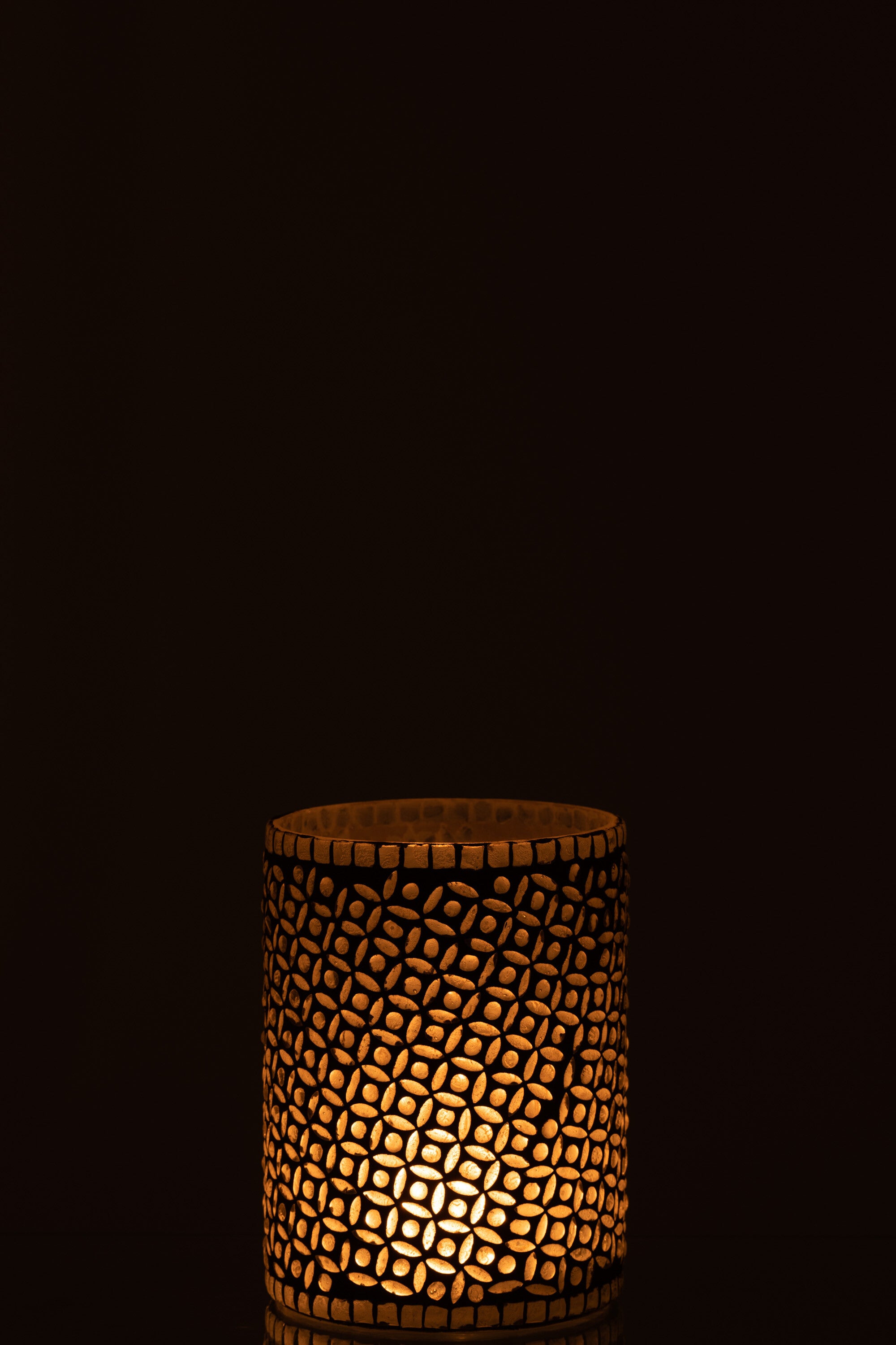 Orkaan Lichtpatroon Glas Grijs