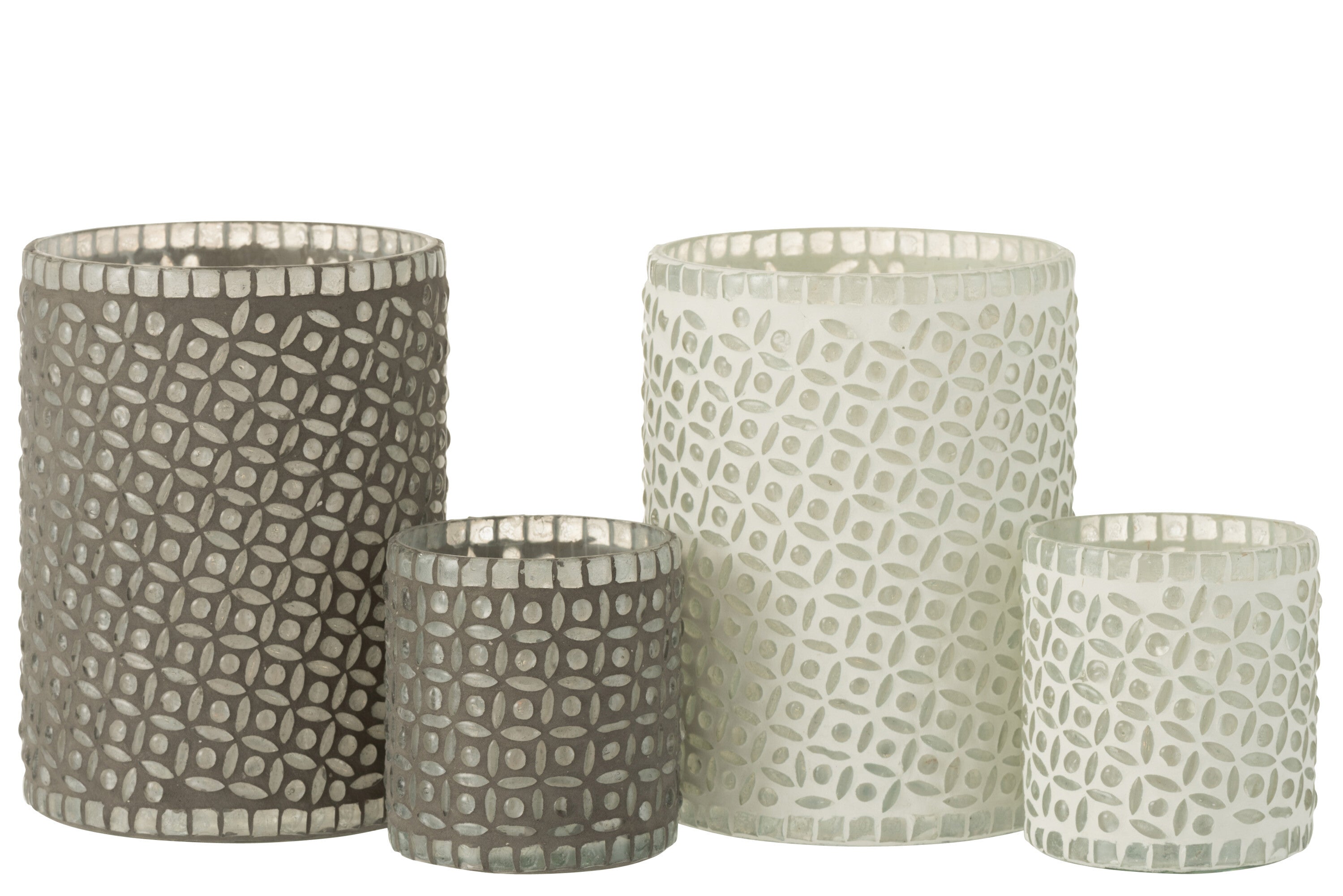 Orkaan Lichtpatroon Glas Grijs