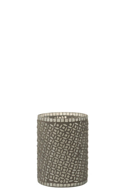 Orkaan Lichtpatroon Glas Grijs