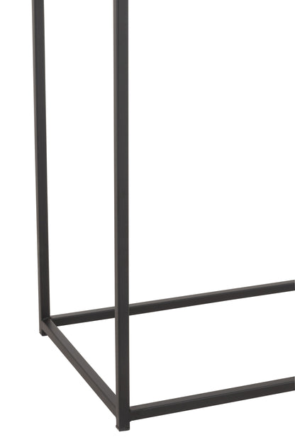 Console Zigzag Hout/Metaal Natuur/Zwart