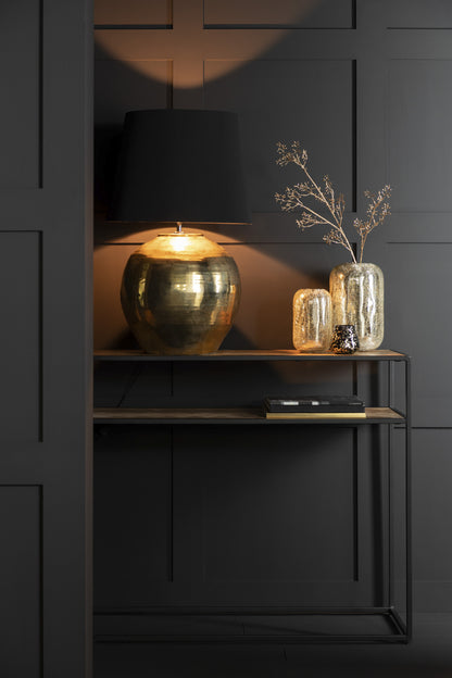 Console Zigzag Hout/Metaal Natuur/Zwart