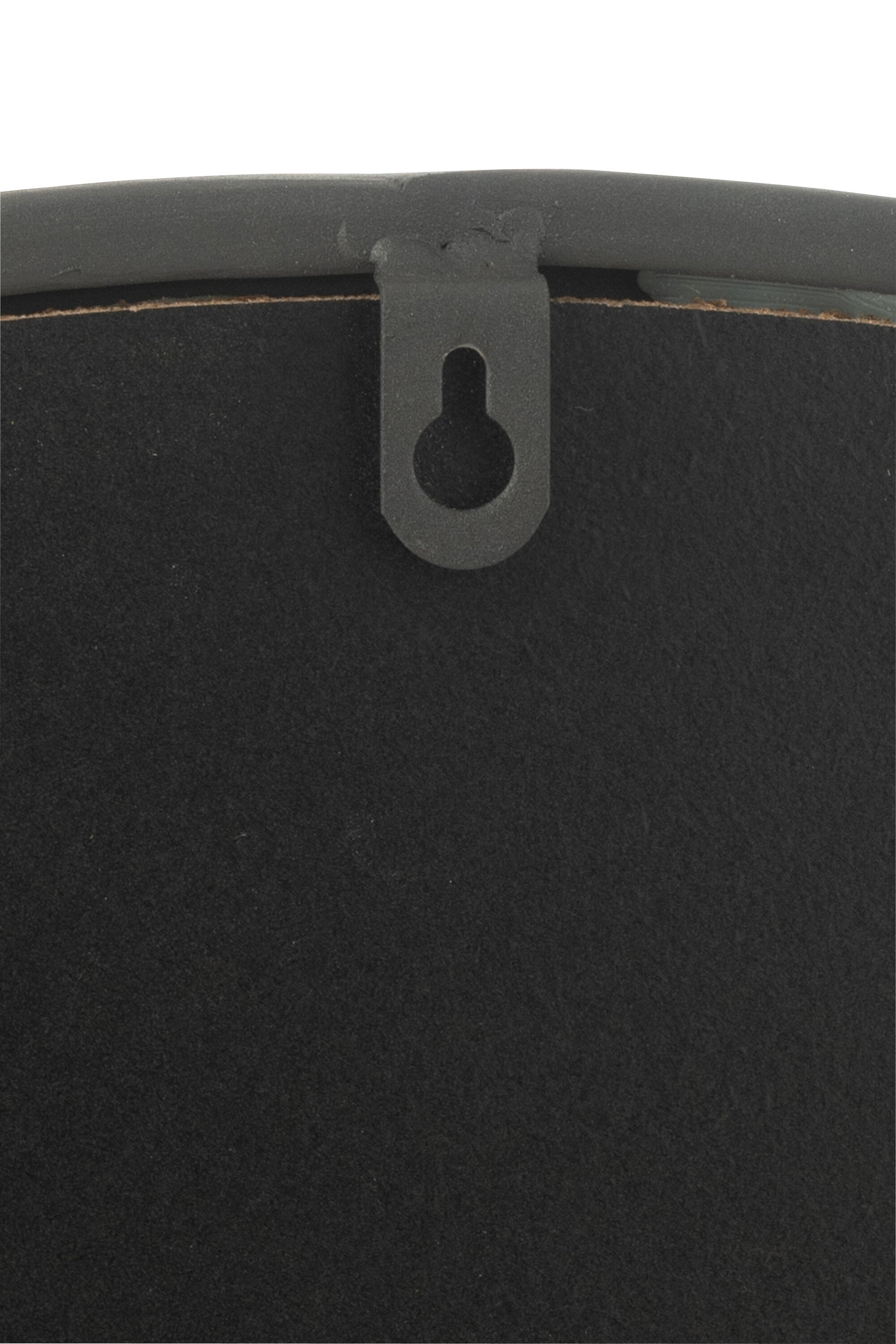 Spiegel Rond Mat Zwart Klein