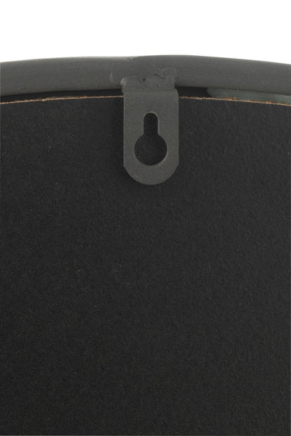 Spiegel Rond Mat Zwart Klein