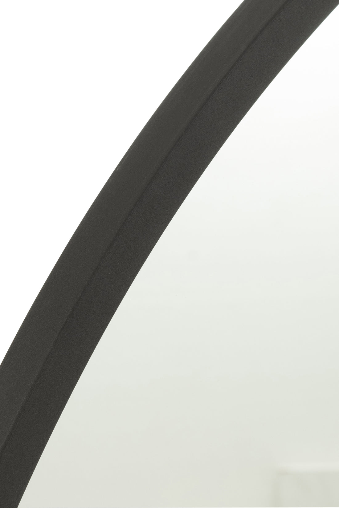 Spiegel Rond Mat Zwart Groot