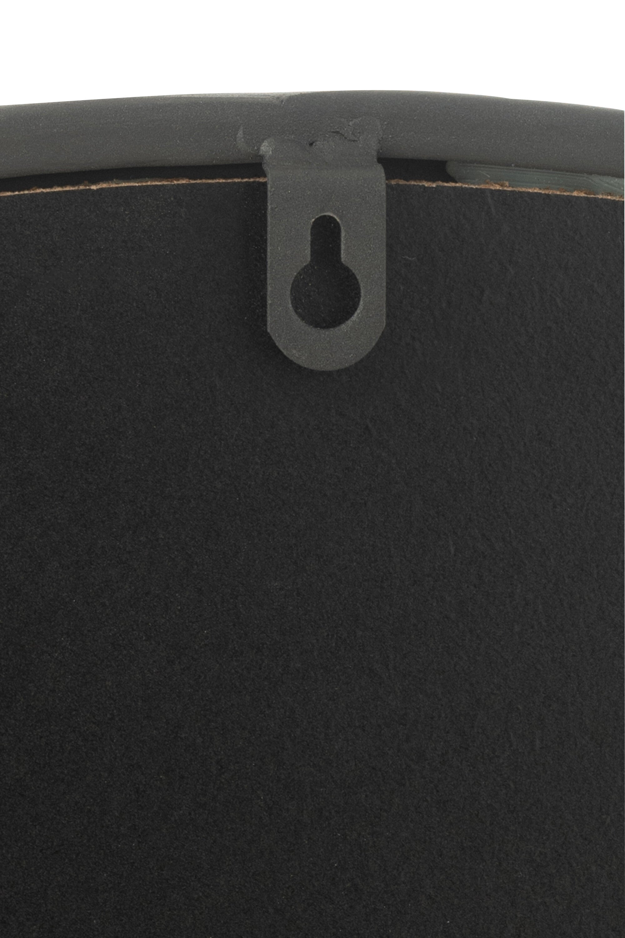 Spiegel Rond Mat Zwart Extra Groot