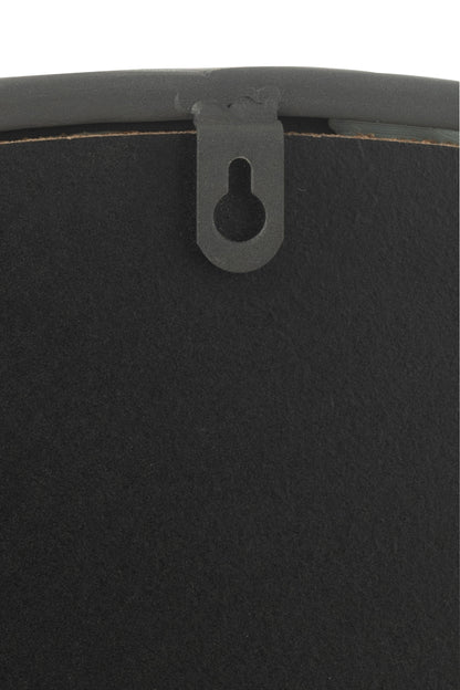 Spiegel Rond Mat Zwart Extra Groot