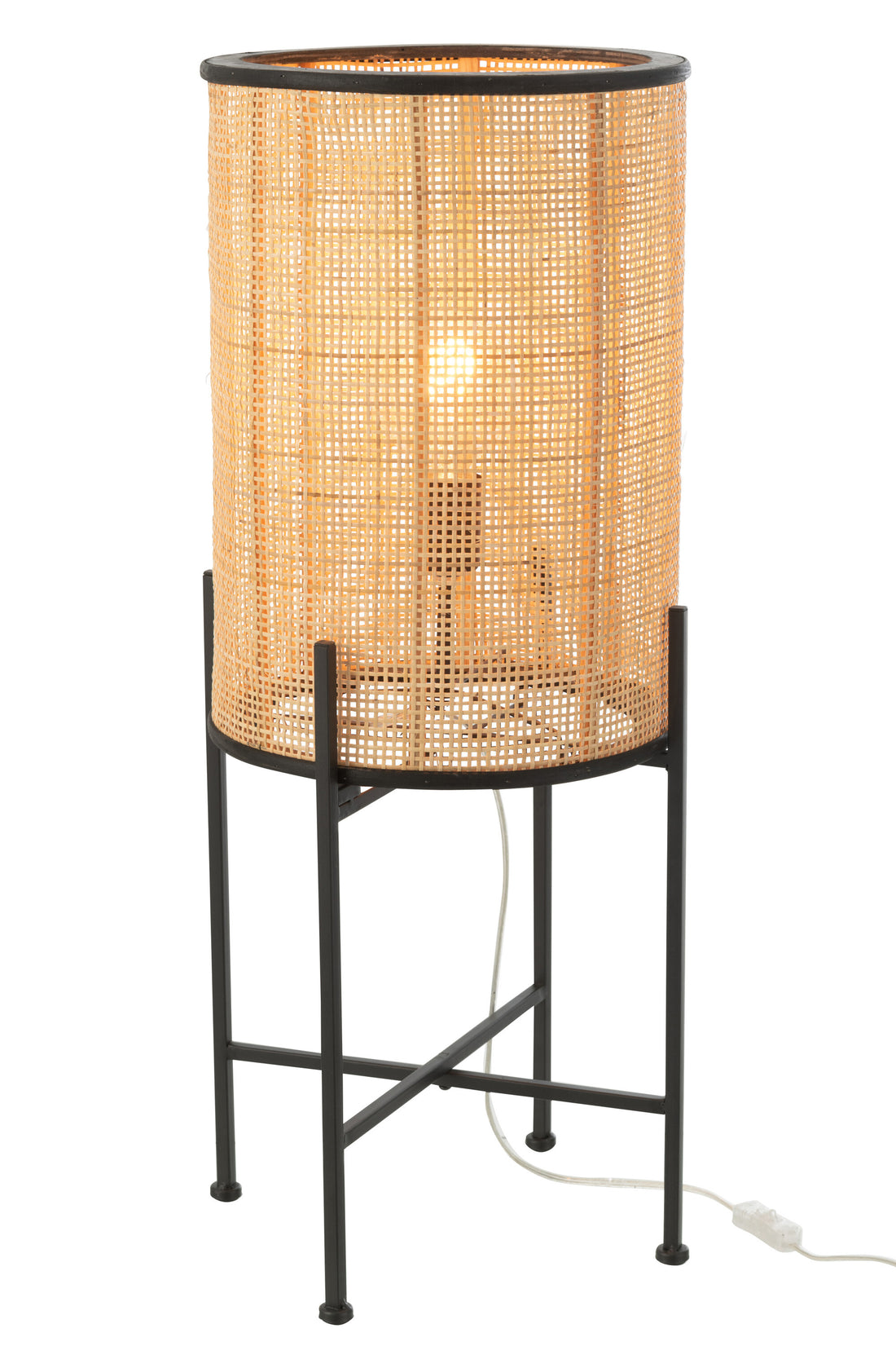 J-Line Belvivere Staande Lamp Clear Bamboo